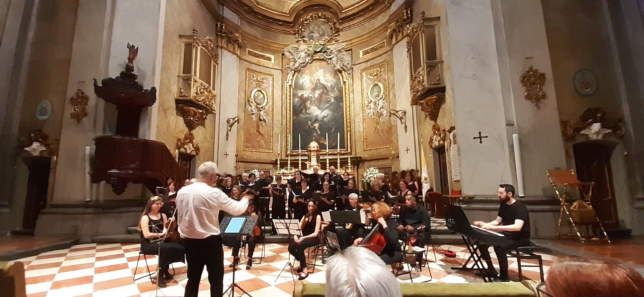 COncierto Pasado de América, Basílica de San Miguel, Madrid, 30 de junio de 2024, Coro de la Sociedad Coral de Madrid